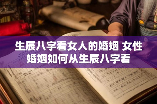 生辰八字看女人的婚姻 女性婚姻如何从生辰八字看
