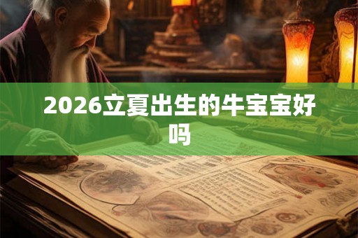 2026立夏出生的牛宝宝好吗