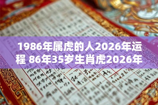 1986年属虎的人2026年运程 86年35岁生肖虎2026年运势