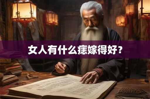 女人有什么痣嫁得好？