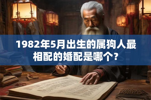 1982年5月出生的属狗人最相配的婚配是哪个？
