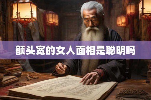 额头宽的女人面相是聪明吗