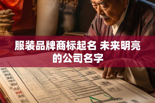 服装品牌商标起名 未来明亮的公司名字