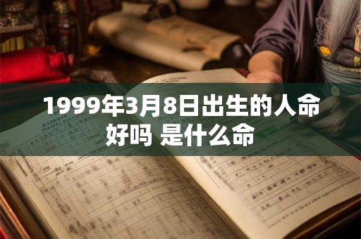 1999年3月8日出生的人命好吗 是什么命