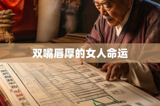 双嘴唇厚的女人命运
