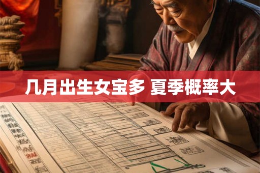 几月出生女宝多 夏季概率大