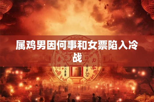 属鸡男因何事和女票陷入冷战