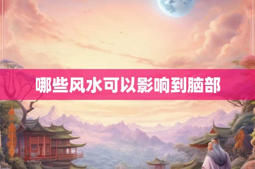哪些风水可以影响到脑部