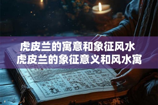 虎皮兰的寓意和象征风水 虎皮兰的象征意义和风水寓意 虎皮兰的寓意和象征风水 虎皮兰的象征意义和风水寓意