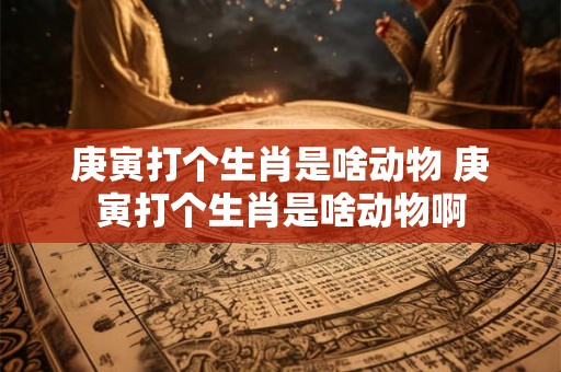 庚寅打个生肖是啥动物 庚寅打个生肖是啥动物啊