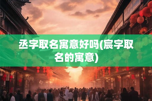 丞字取名寓意好吗(宸字取名的寓意)