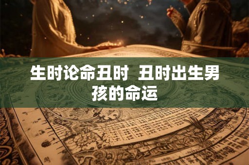 生时论命丑时  丑时出生男孩的命运