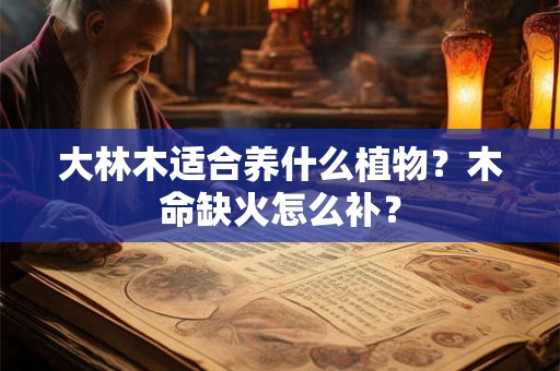 大林木适合养什么植物?木命缺火怎么补? 大林木适合养什么植物?木命缺火怎么补?