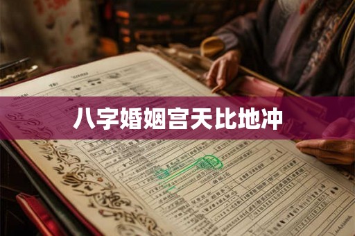 八字婚姻宫天比地冲