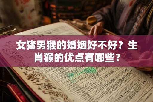 女猪男猴的婚姻好不好？生肖猴的优点有哪些？