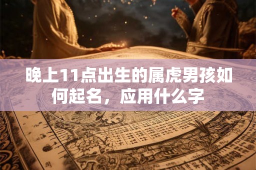 晚上11点出生的属虎男孩如何起名,应用什么字 晚上11点出生的属虎男孩如何起名,应用什么字