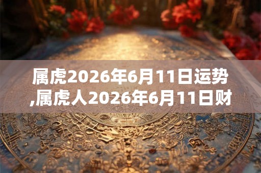 属虎2026年6月11日运势,属虎人2026年6月11日财运,生肖虎2026年6月11日运势