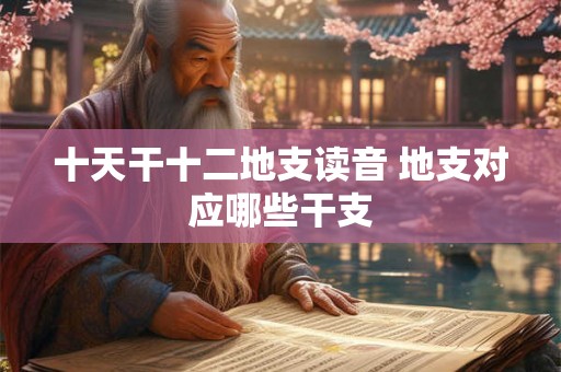 十天干十二地支读音 地支对应哪些干支