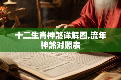 十二生肖神煞详解图,流年神煞对照表 十二生肖神煞详解图,流年神煞对照表