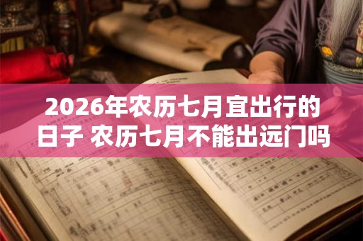 2026年农历七月宜出行的日子 农历七月不能出远门吗 2026年农历七月宜出行的日子 农历七月不能出远门吗