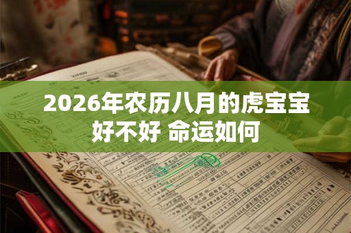 2026年农历八月的虎宝宝好不好 命运如何
