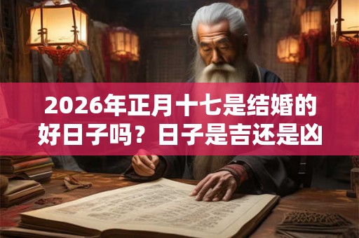 2026年正月十七是结婚的好日子吗？日子是吉还是凶？