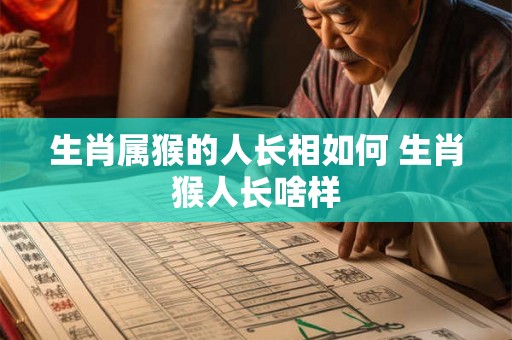 生肖属猴的人长相如何 生肖猴人长啥样