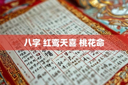 八字 红鸾天喜 桃花命 八字 红鸾天喜 桃花命