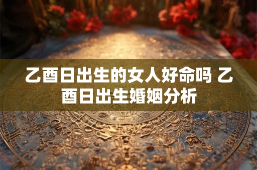 乙酉日出生的女人好命吗 乙酉日出生婚姻分析 乙酉日出生的女人好命吗 乙酉日出生婚姻分析