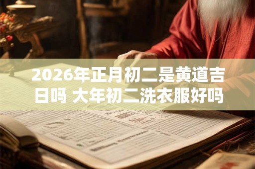 2026年正月初二是黄道吉日吗 大年初二洗衣服好吗