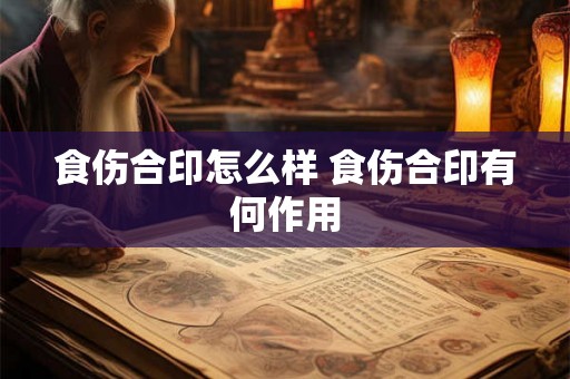 食伤合印怎么样 食伤合印有何作用
