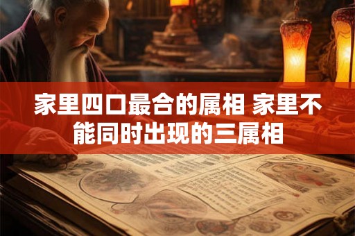 家里四口最合的属相 家里不能同时出现的三属相