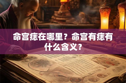 命宫痣在哪里？命宫有痣有什么含义？