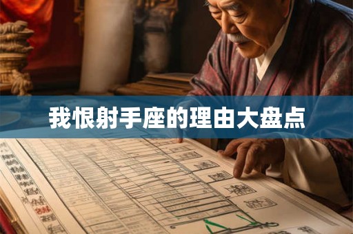 我恨射手座的理由大盘点