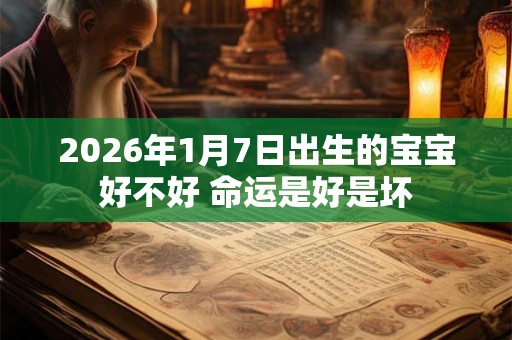 2026年1月7日出生的宝宝好不好 命运是好是坏 2026年1月7日出生的宝宝好不好 命运是好是坏