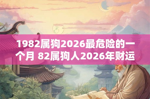 1982属狗2026最危险的一个月 82属狗人2026年财运如何
