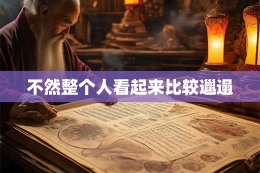 不然整个人看起来比较邋遢
