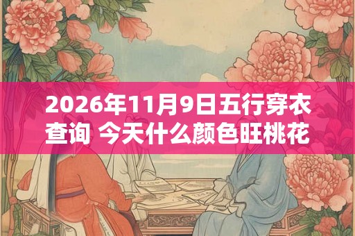 2026年11月9日五行穿衣查询 今天什么颜色旺桃花