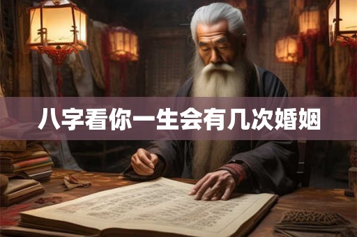 八字看你一生会有几次婚姻
