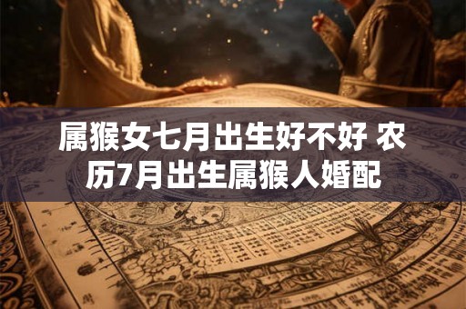 属猴女七月出生好不好 农历7月出生属猴人婚配 属猴女七月出生好不好 农历7月出生属猴人婚配
