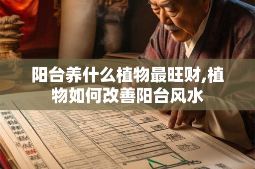 阳台养什么植物最旺财,植物如何改善阳台风水 阳台养什么植物最旺财,植物如何改善阳台风水