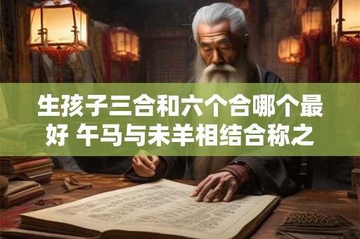 生孩子三合和六个合哪个最好 午马与未羊相结合称之为化土