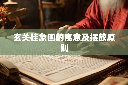 玄关挂象画的寓意及摆放原则