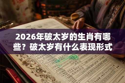 2026年破太岁的生肖有哪些？破太岁有什么表现形式？