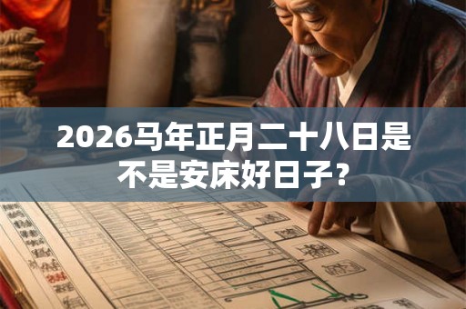 2026马年正月二十八日是不是安床好日子？
