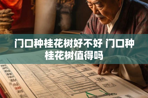 门口种桂花树好不好 门口种桂花树值得吗