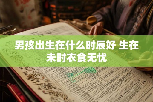 男孩出生在什么时辰好 生在未时衣食无忧