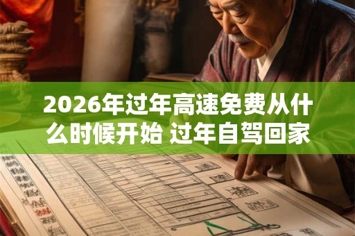2026年过年高速免费从什么时候开始 过年自驾回家注意事项