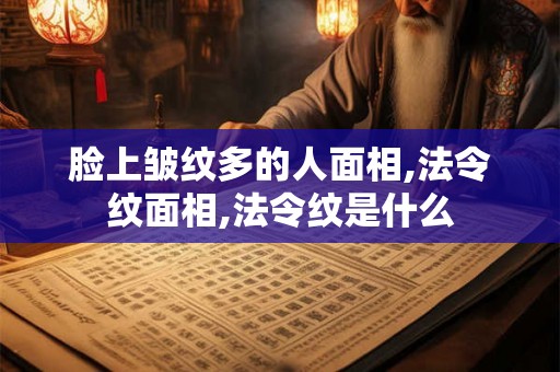 脸上皱纹多的人面相,法令纹面相,法令纹是什么