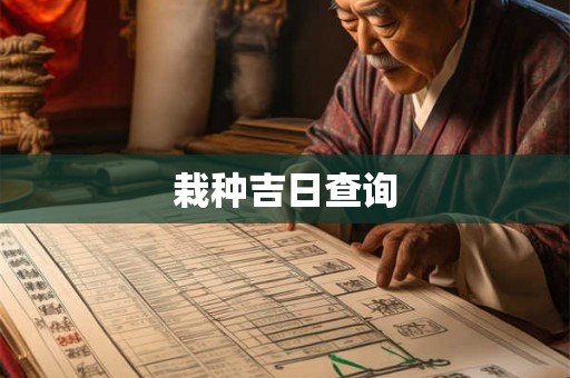 栽种吉日查询